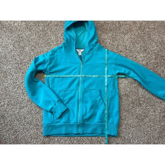 ATHLETA GRLS zip up Hoodie/Sweatshirt/Fleece, size XXL (16) Teal/Blue - Picture 8 of 9